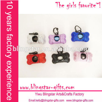 bling bling dog waste bag dispenser