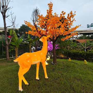 Wholesale 24V Outdoor LED Reindeer Sculpture Lighting IP65 for Christmas and Landscape