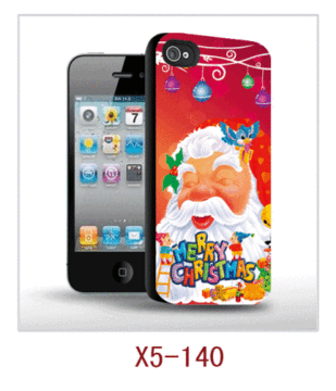 Santa Claus Picture Iphone5 Protection Case,with Move Effect,pc Case Rubber Coated,multiple Colors Available 