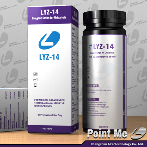 bandelette de test d&#39;urine pour analyse d&#39;urine 14 Paramètres