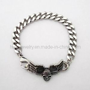 Gothic Bike Man Bangle Stock Jewelry