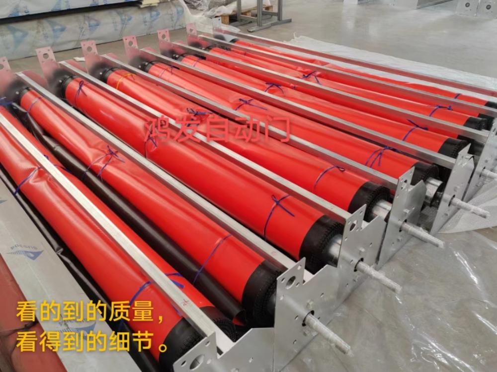 Industrial stainless steel roller shutter high speed door