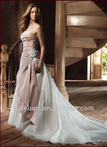 bridesmaid dress two color