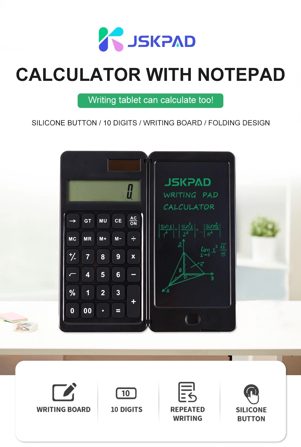 Calculator Writing Tablet