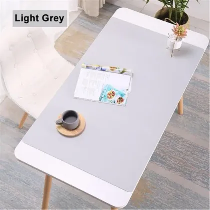 Brown Anti-Slip Waterproof Laptop Mouse Pad with Leather Finish