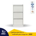 Key Lock Metal 3 Drawer Filing Cabinet Units