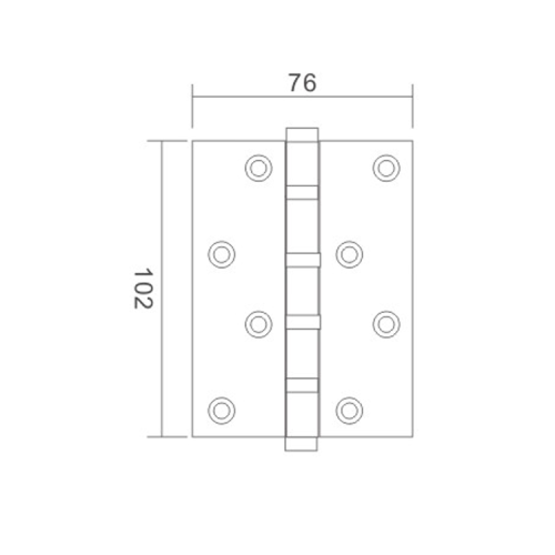 Bisagras de muebles de acero inoxidable
