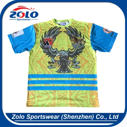 OEM orders acceptable bulk custom frame all blacks rugby jersey