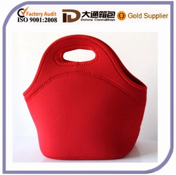 Plain Portable Insulated Neoprene Lunch Tote Bag