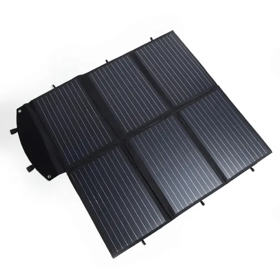 200W Solar Panel Installation for Portable Power Stations on Black Balconies and Camping Backpacks