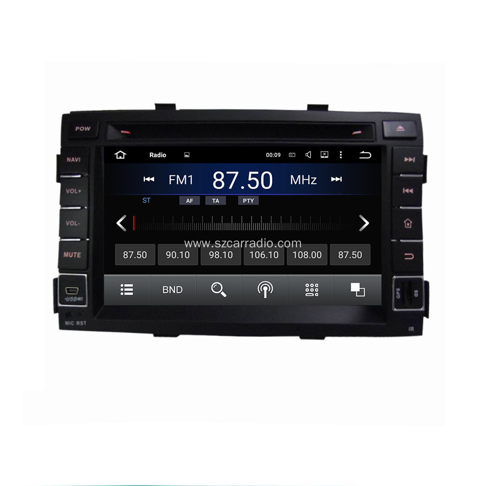 android 6.0 car DVD for Kia SORENTO 2011