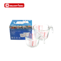 2pcs set High Borosilicate Glass Measuring Cup Set