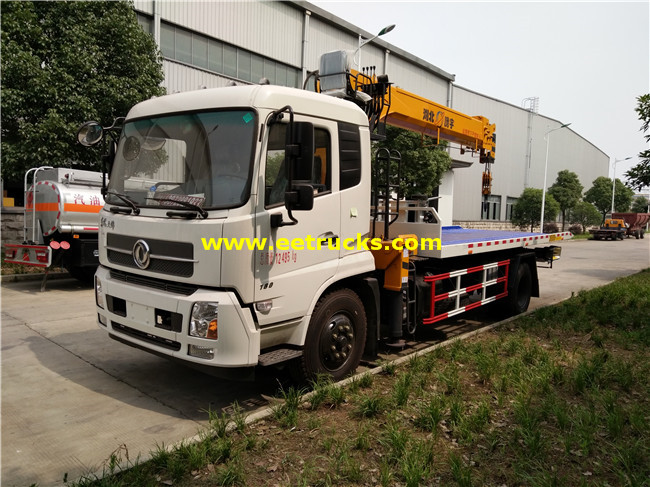 Dongfeng 8T Wrecker Recovery Vehicles with Crane