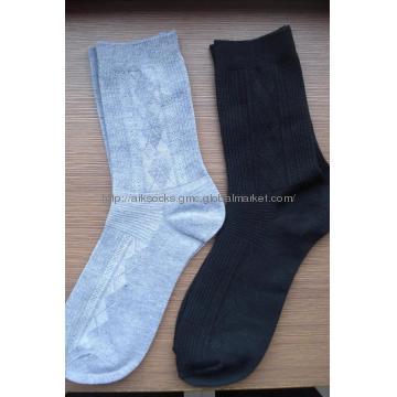 men\'s 168 double needle cotton socks.