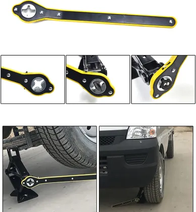 Auto Labor-Saving Tire Repair Kit: Wrench and Jack Tool