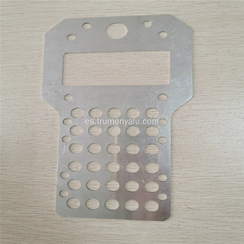 Fresado de grabado CNC Placa de aluminio y pieza de repuesto