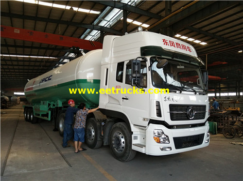 54Cbm Tri-Axle propane safarar masu aiki