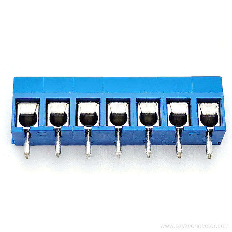 screw terminal block blue