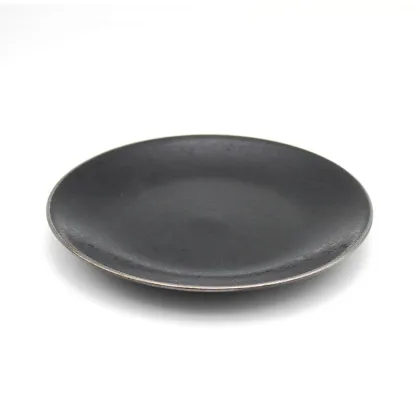 vintage style ceramic plate set black ceramic plate morocco dishwasher safe