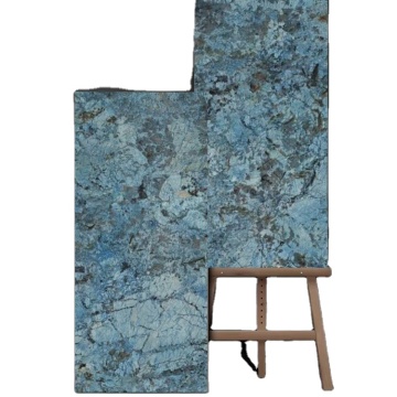 Blue Granite Artificial Stone Slab for Kitchen Floors