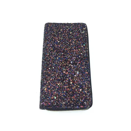 Rainbow Sequin European and American Fashion Ladies' Zipper Wallet & Clutch Bag