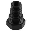 Black aluminum Automotive Oil Filte thread connector