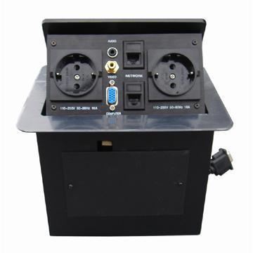 Desktop Socket with Metal Panel or Plastic Panel