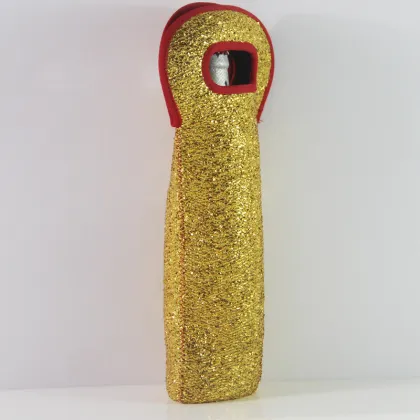Factory Waterproof Golden Custom Neoprene Wine Holders