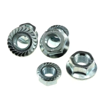 DIN6923 Porca de Flange Sextavada Flange Porcas de Fixação Sextavadas