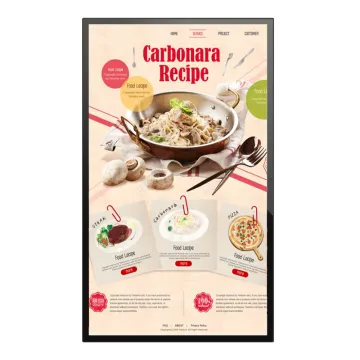 Full HD 55" with hot touch screen