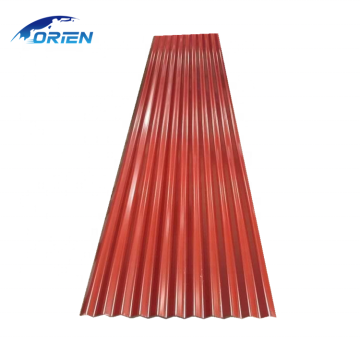 Earthquake-Resistant 8ft RAL 3002 Durable Corrugated Roof Sheet with Long Service Life