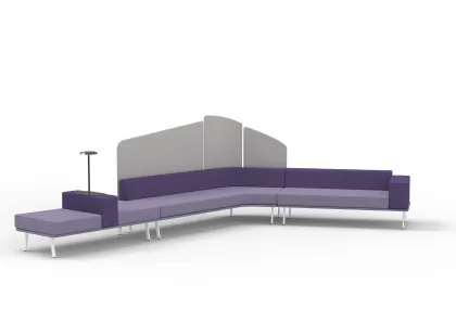 New products Modern sectional sofa low back l shaped corner sofa set