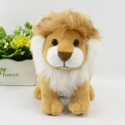 China kid toys customize adorable wild animal stuffed plush roaring lion toys