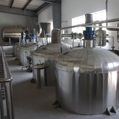 Hongyang Brand 1-50 TPD Fish Oil and Vegetable Oil Refinery Plant