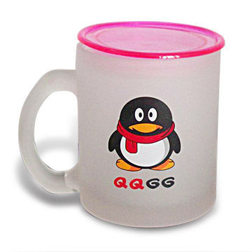 Frosted Mug with Pretty Decal Printing