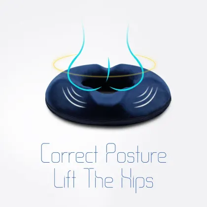 Comfort Seat Cushion Sofa Hemorrhoid Memory Foam Anti Hemorrhoid Massage Tailbone Pillow Car Office Men Hip Beauty Cushion