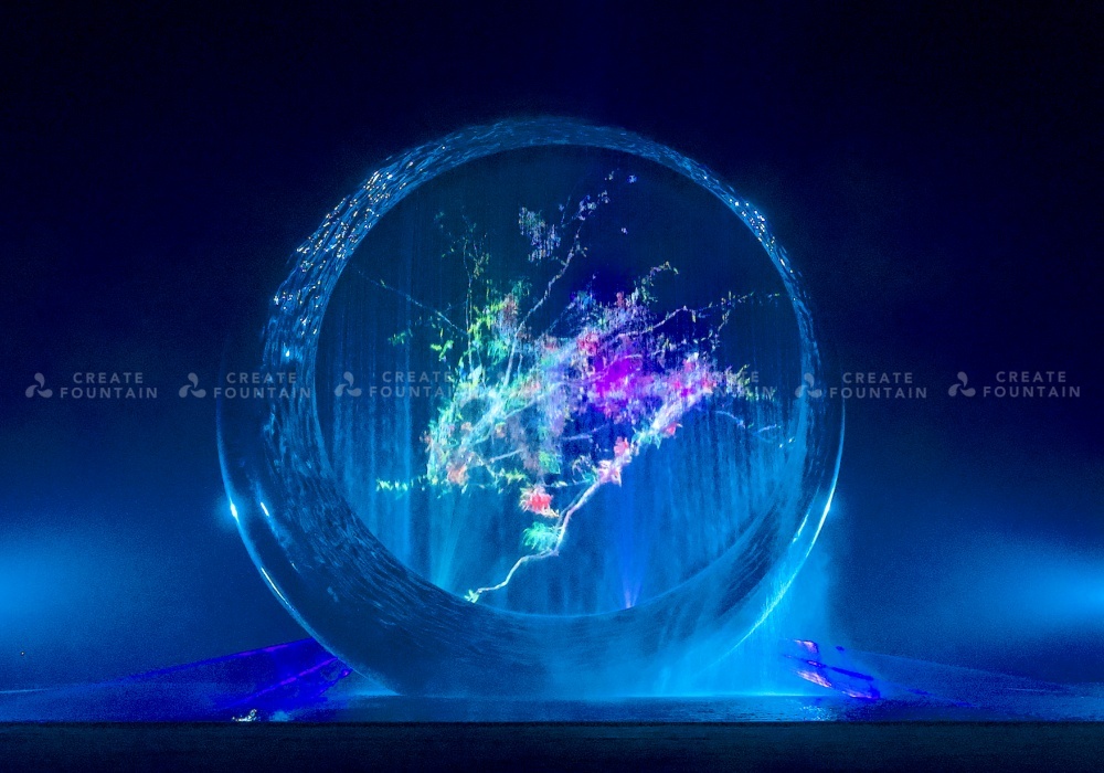 Digital Water Curtain