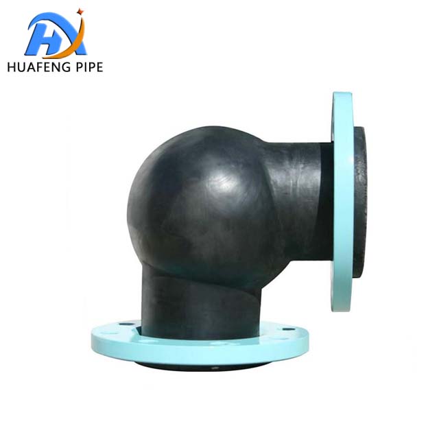 Elbow rubber expansion joint