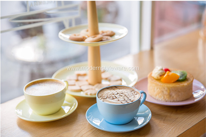 2 Tier Porcelain Dessert Platter Cupcake Stand