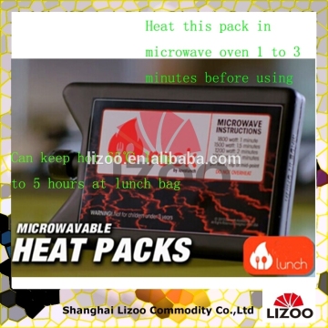 Rigid HDPE heat brick (can keep hot 5 hours in luchbags) PCM material