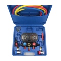 CT-536 ALD Aluminium Manifold Gauge Set HVAC Sistem Pendinginan Auto AC pengisian R134A R502 R410A R404 Harga