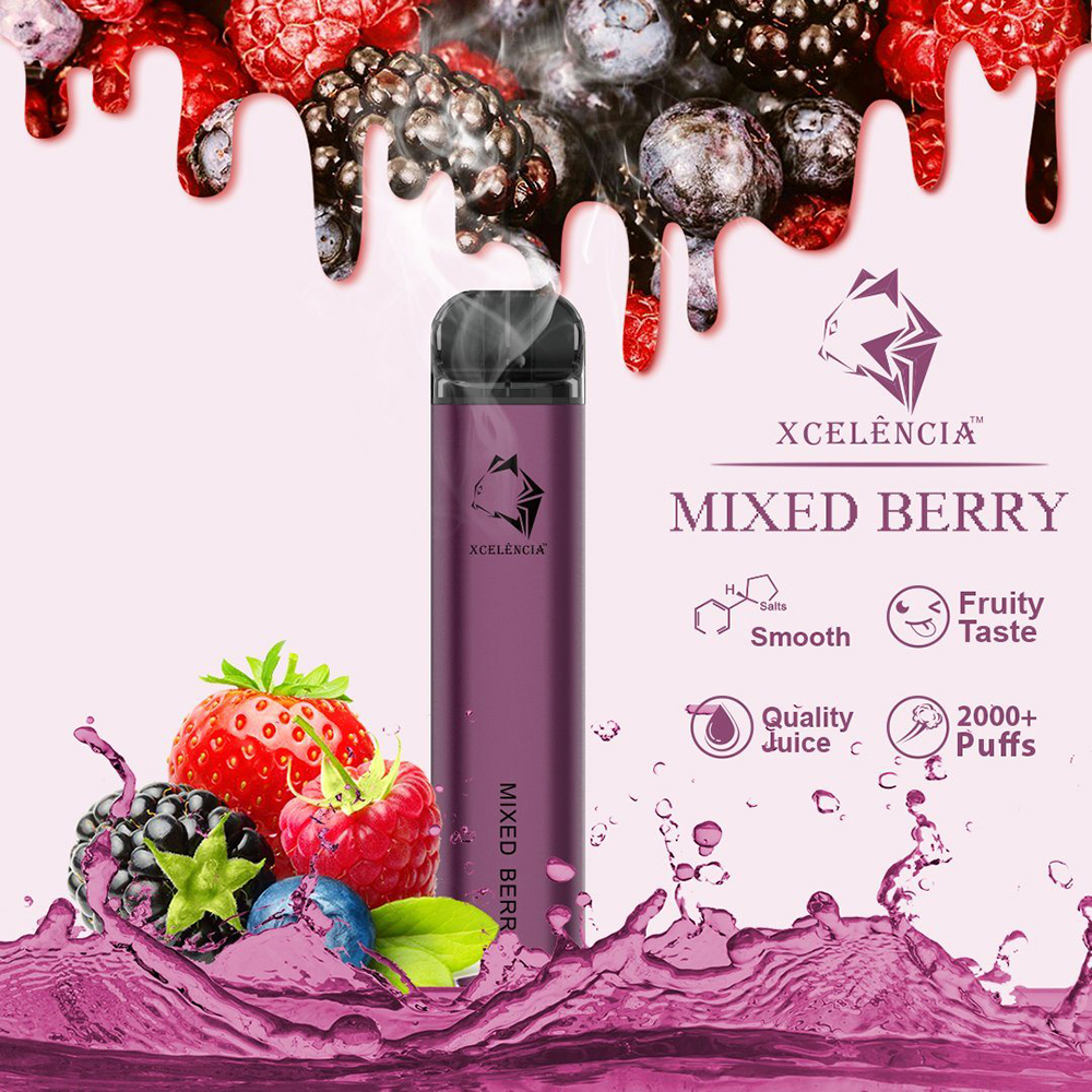 2000 Puffs Thuốc lá dùng một lần Vape Pen Hương vị Gunnpod