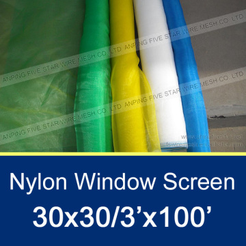 30x30 Nylon Window Mesh 3'x100'