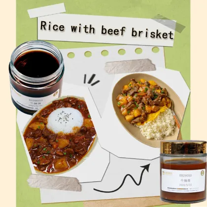 Secret flavored brisket paste