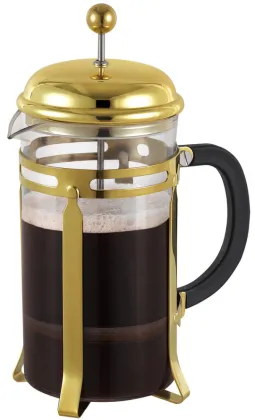 Golden coffee pot,coffee plunger,coffee brewer 1000ml