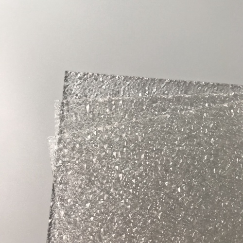 China Striped acrylic sheet with crushed ice texture Supplier