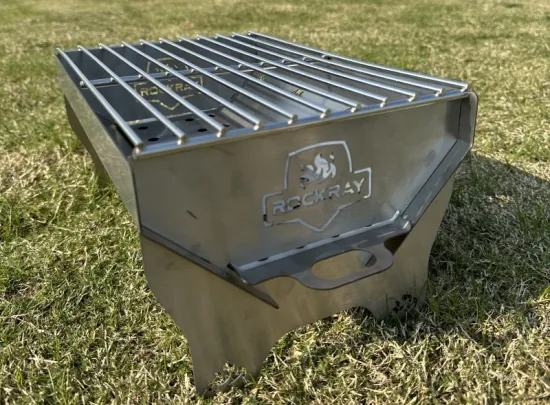 Easily Assembled Stainless Steel Portable Camping BBQ Barbecue Charcoal Grill