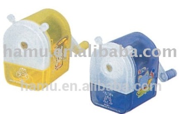 Yellow Or Blue Plastic Table Sharpener For Office