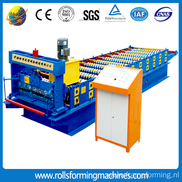 corrugated color steel roll forming machine