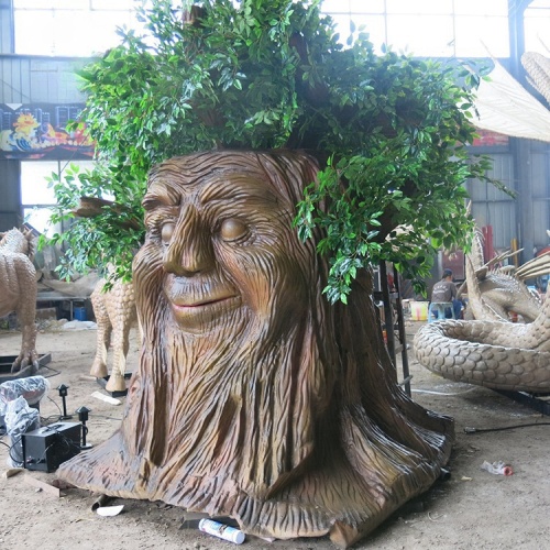 Interactive Animatronic Talking Tree for Theme Parks